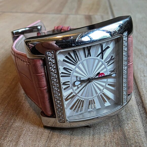 FREE @! Michele Rare Design Diamond Sport MW2 Watch - Picture 5 of 9